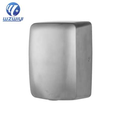 wzwiyi F-206 Stainless Steel Carbon Brush Motor Portable Adjust Mini Electric Hand Dryer with UV Light